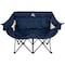 Wakeman Wakeman Outdoor Camping Chair Loveseat, Blue 75-CMP1110 - alternate 2